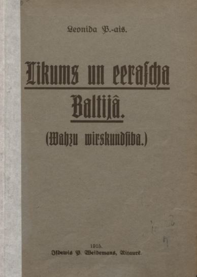 Nītaurē tapusi grāmata